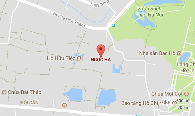 Phố Ngọc Hà, quận Ba Đình, Hà Nội